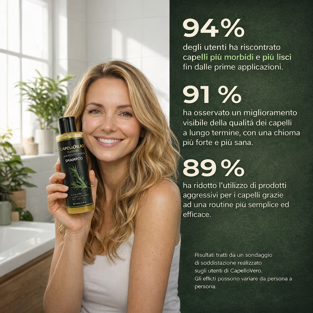 CapelloVero – Shampoo Rinforzante Anticaduta