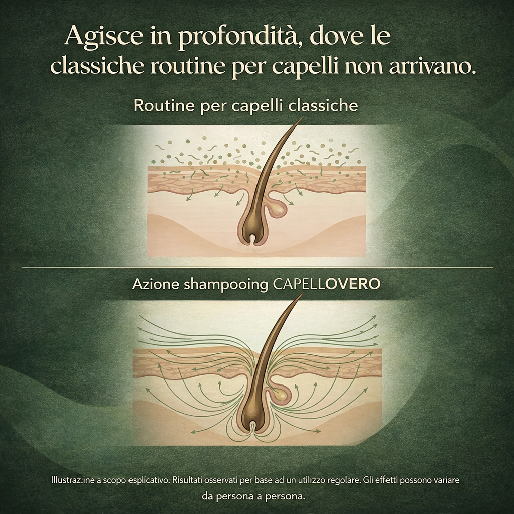 CapelloVero – Shampoo Rinforzante Anticaduta