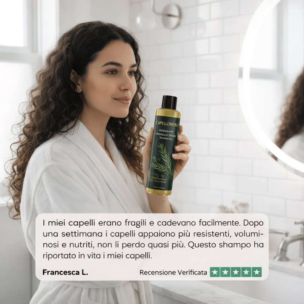 CapelloVero – Shampoo Rinforzante Anticaduta