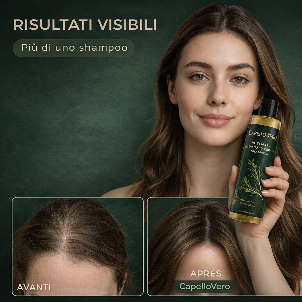 CapelloVero – Shampoo Rinforzante Anticaduta